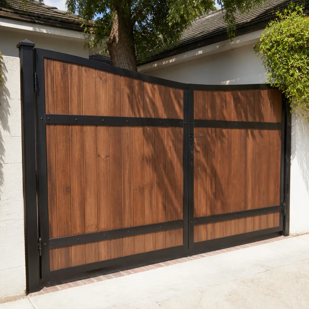 Wood & steel frame